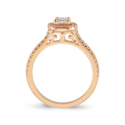 Pétite- Rosecut Diamond Engagement Ring ’Angel’