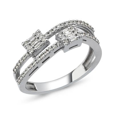 Baguette- Diamond Fantasy Ring