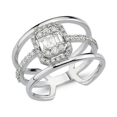 Baguette- Design Diamond Ring