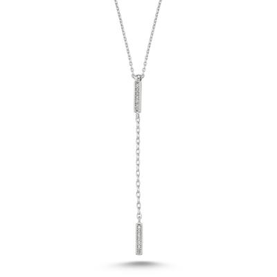 Swing- Line Diamond Necklace